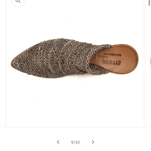 COPY - CYDWOQ vintage brand knit mule. Women’s size 40 (10) - Picture 3 of 8